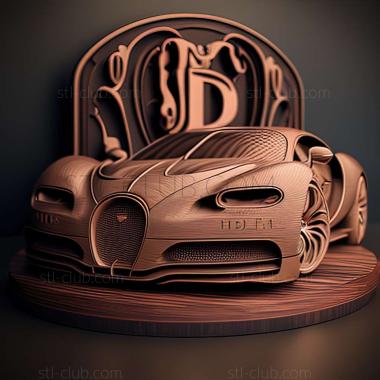 3D модель Bugatti Chiron (STL)